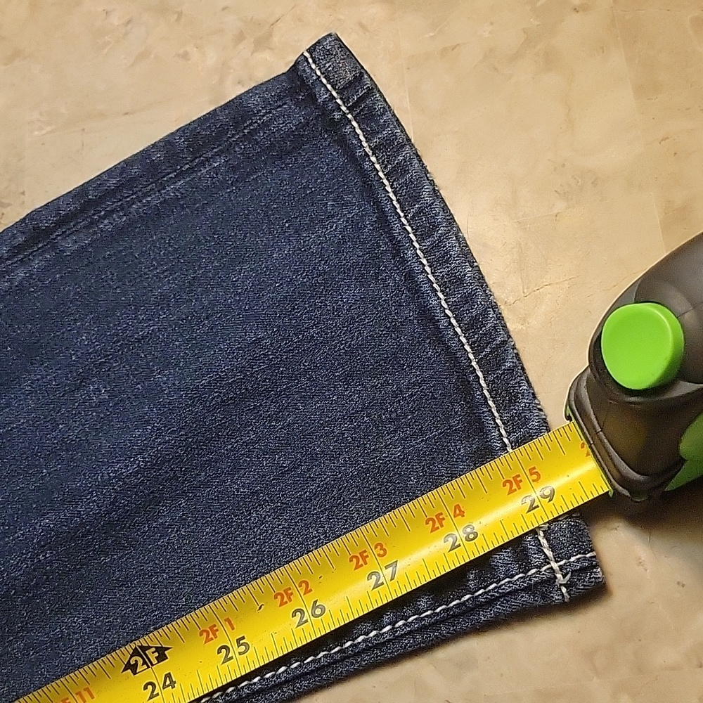 MISS ME JEANS bejeweled boot cut jeans style: JP5002-34R size 28 EUC Y2K fashion - Picture 4 of 11